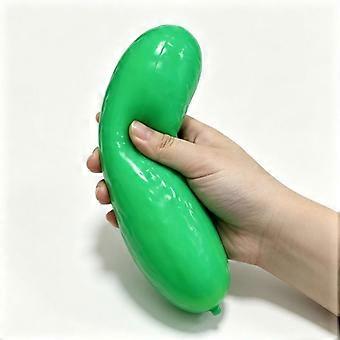 27 cm Jumbo Cucumber Squishy Toy, realistyczna piłeczka antystresowa dla dzieci i dorosłych | Nietoksyczna i łatwa do czyszczenia, nowatorska sensoryczna zabawka antystresowa dla skupienia i spokoju