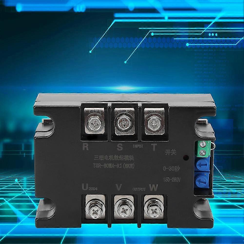 3 Phase Motor Soft Start Module Controller Brass Bottom Relay TSR-60WA R16KW(Module )