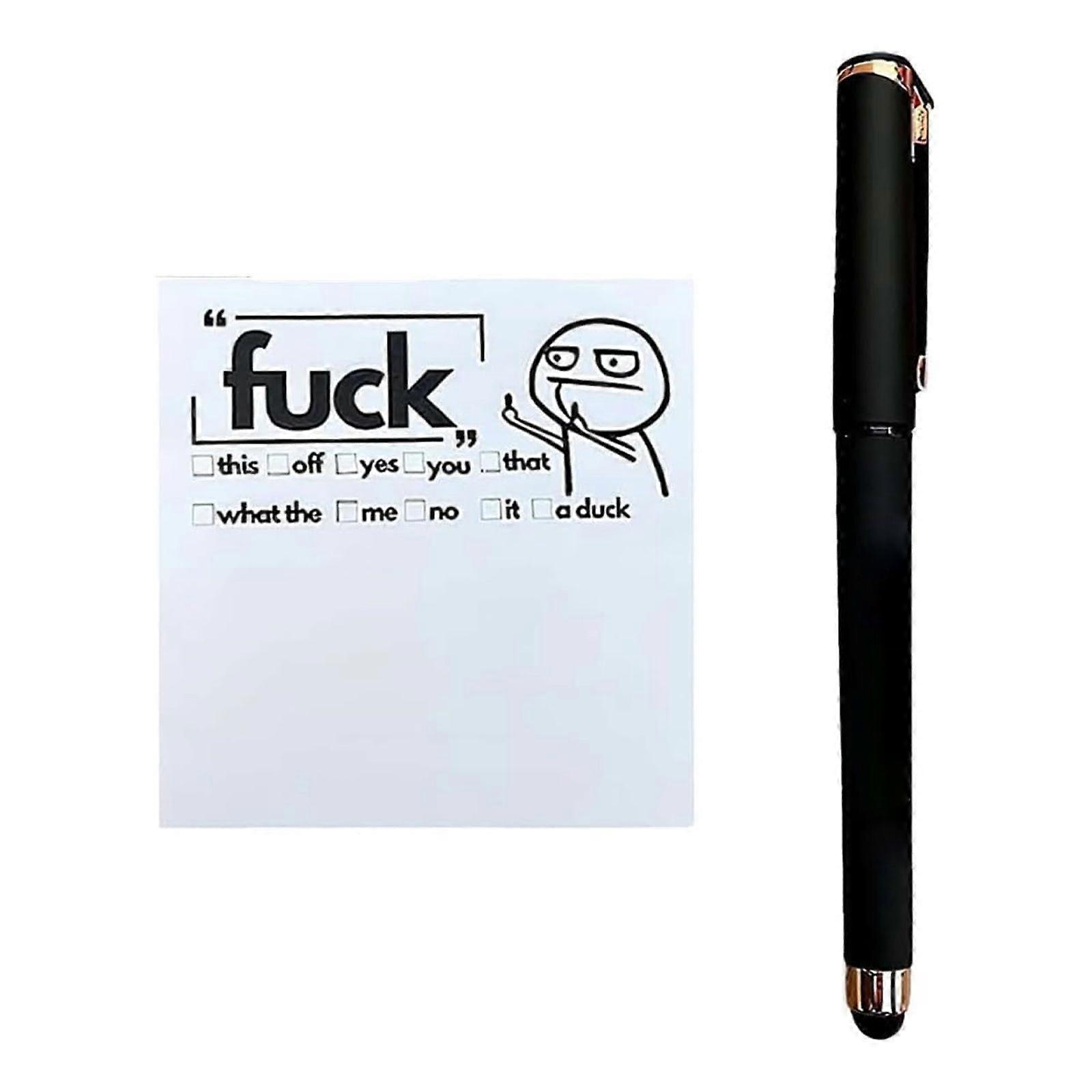 Funny Sassy Novelty Sticky Notes