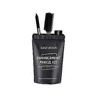 Multi-Purpose Grooming Pencil Kit - Beard & Hair Styling with Pro Ingredients , Dry&Wet Use, Includes Brush & Sharpener, All-Skill-Level Friendly