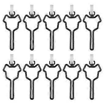Dog Poop Bag Holder for Hands Free Convenience 20Pcs Black Clip
