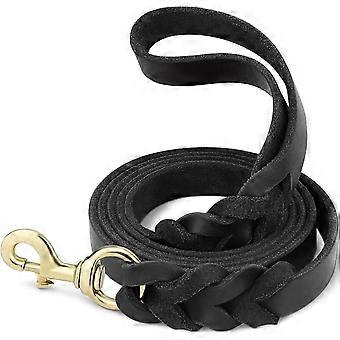 Guinzaglio da addestramento per cani resistente in vera pelle
