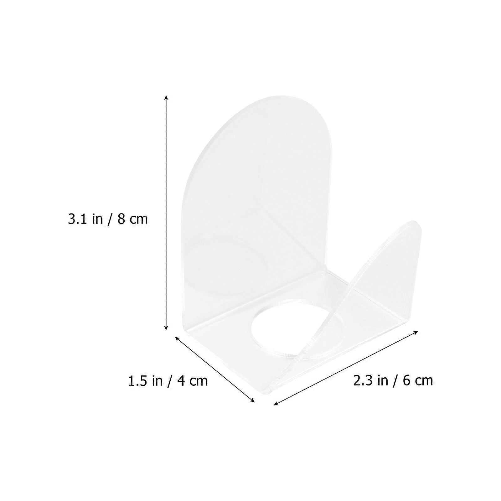 Makeup Palettes for Foundation Mixing 2Pcs Transparent Acrylic Device