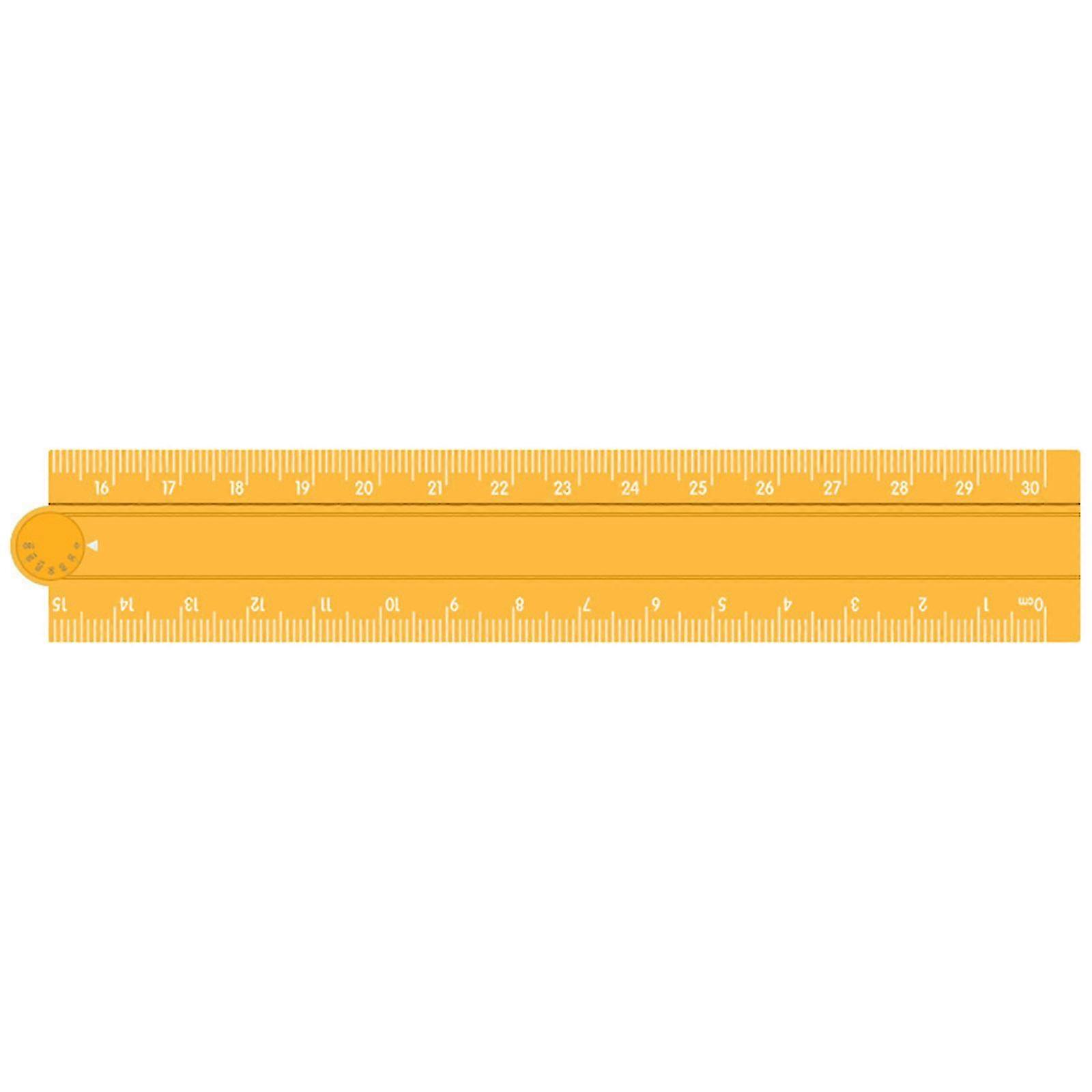 Foldable Aluminium Ruler 30cm Precise