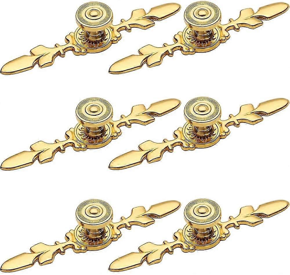 6 Pcs Gold Cupboard Knobs Cupboard Knob Door Knob Kitchen Door Knobs Vintage Cupboard Pulls Cupboard