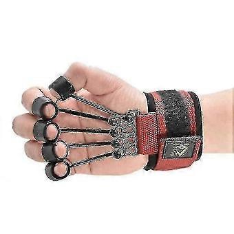Finger Extensor Exerciser Hand Yoga Resistance Band Strength Trainer -WHBYV
