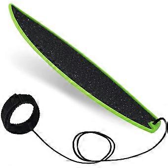 Finger Surfboard Toy for Desk Play, Portable Mini Fingerboard Stress Relief and Dexterity Trainer (Green, 3x10cm)