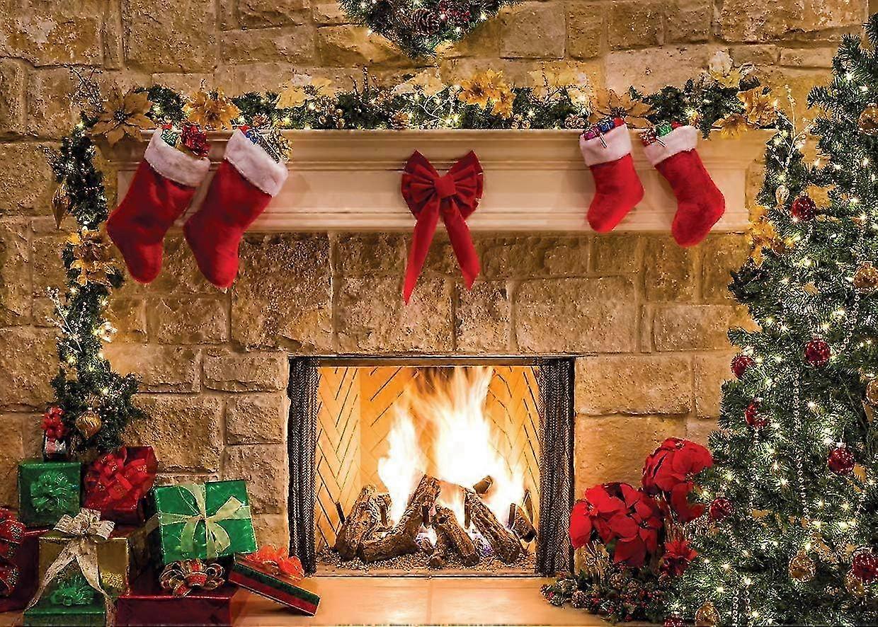7x5FT Christmas Backdrop Vinyl