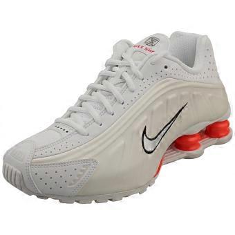 Nike Shox R4 modieuze sneakers voor dames in wit Phantom