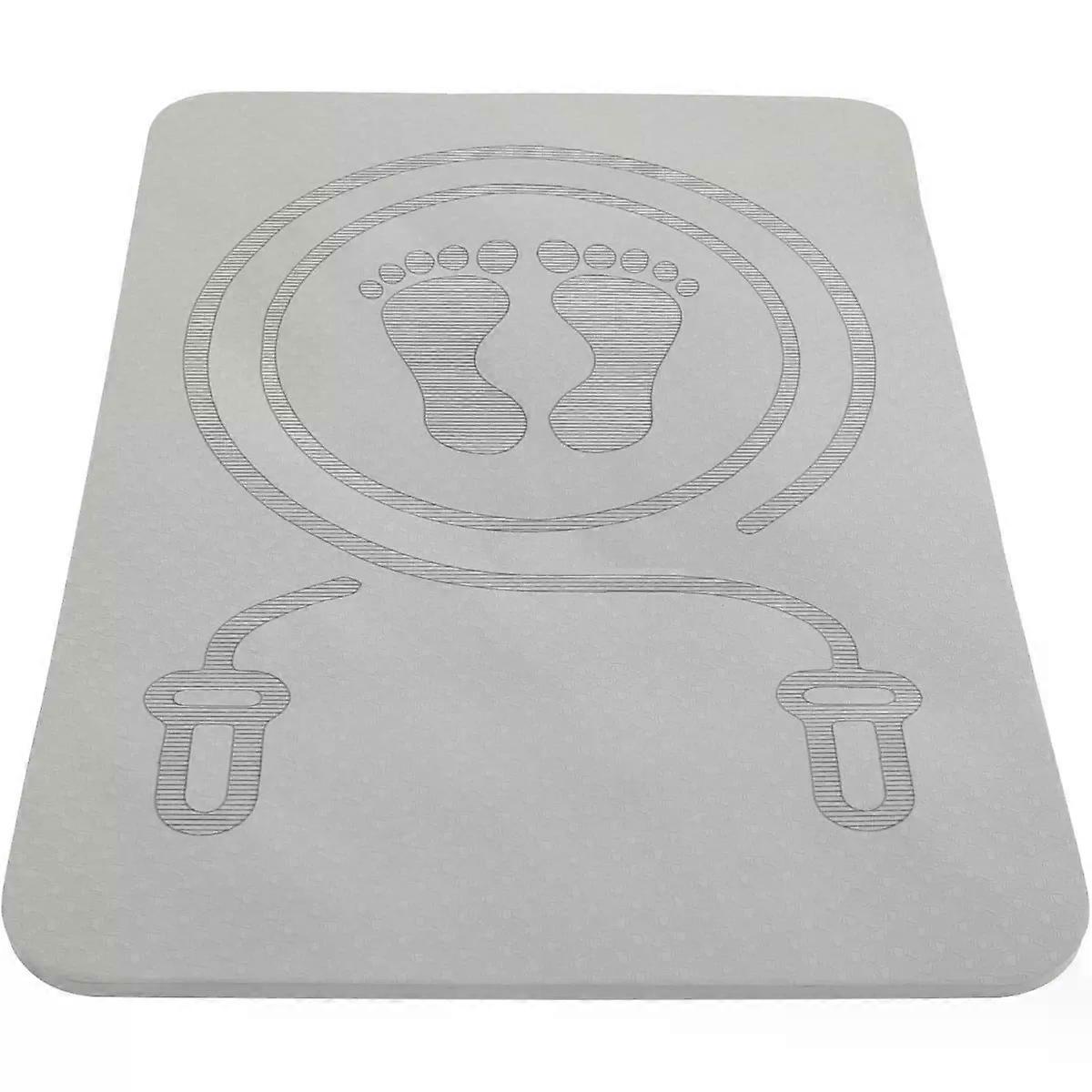 Rope Skipping Mat, Tpe round Indoor Workout Mat