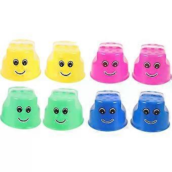 8pcs Boy Girl Exercise Stilts Toys, ABS Outdoor Balance Aid