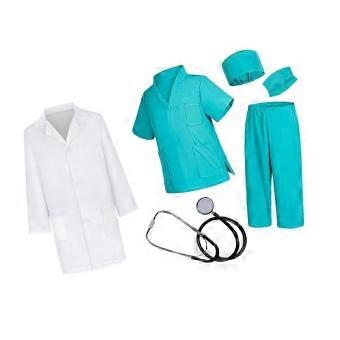 6 Piece Cotton Doctor Pretend Set