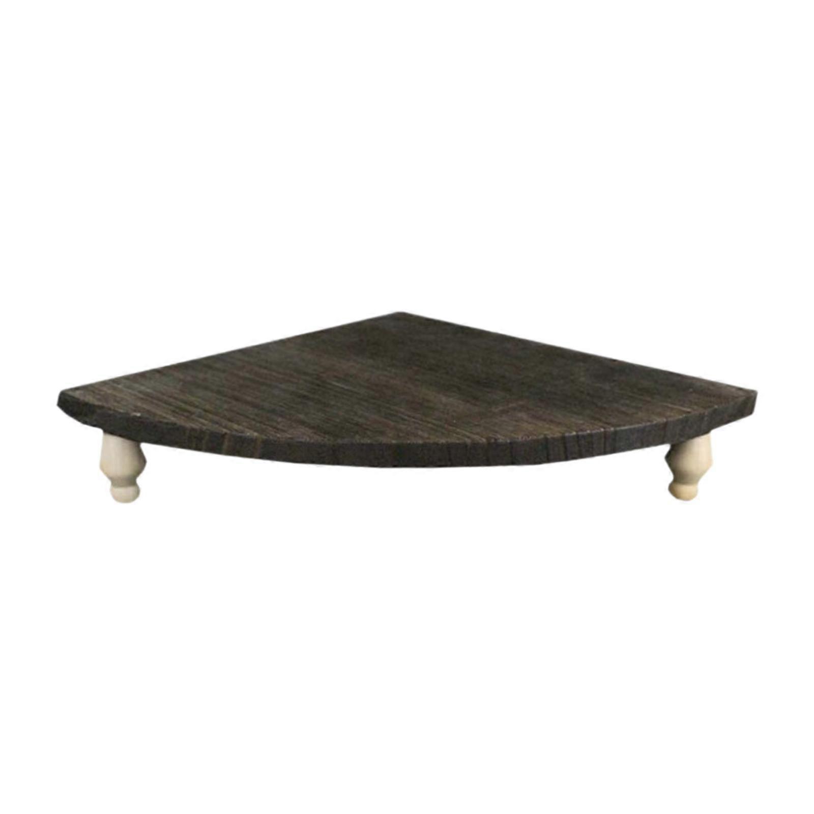 Solid Wood Corner Display Shelf