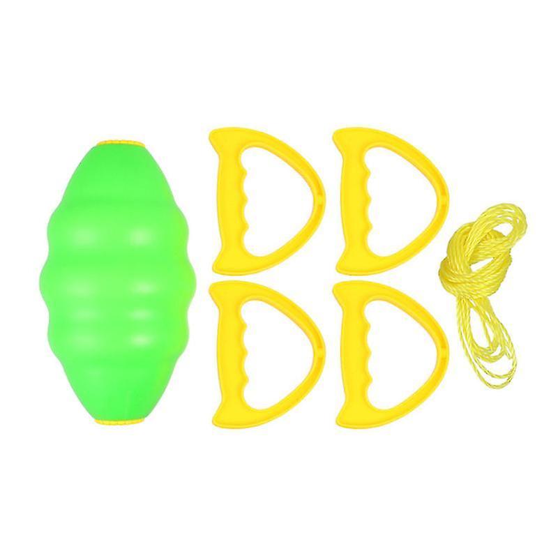 18X10x10cm Green Toy Gift Baskets 1 Set Children Pulling Balls Collaboration Hand Draw Balls Plastic