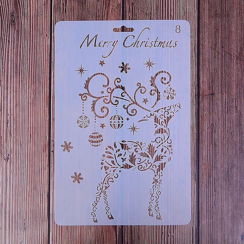 1st Layering Stencils Mall för väggmålning Scrapbooking stämpling Hantverk