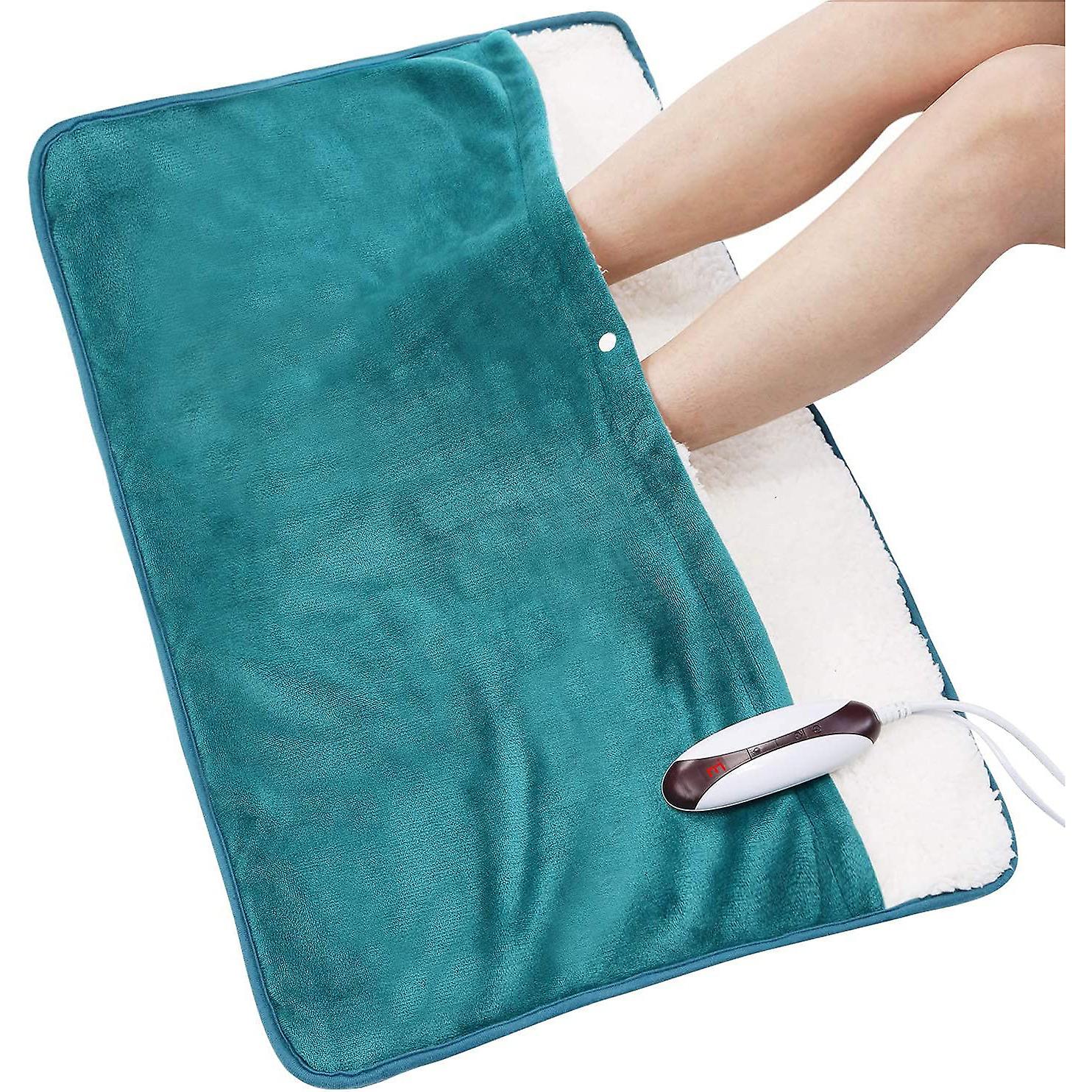 Washable Electric Blanket For Foot Extra Large Size Full-body Use With Auto Shut-off For Bed Office Home