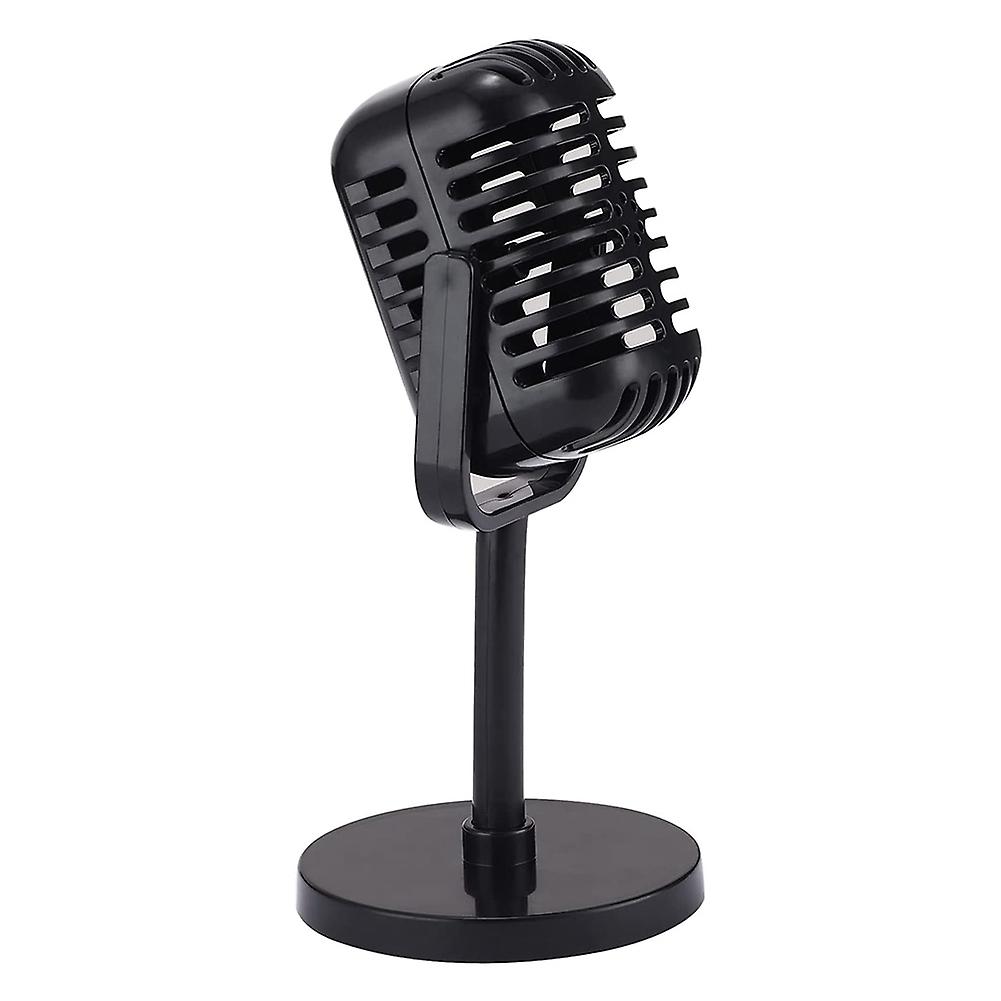 Vintage Microphone Prop,Plastic Microphone,Retro Microphones for Costume & Role Play,Antique Microp