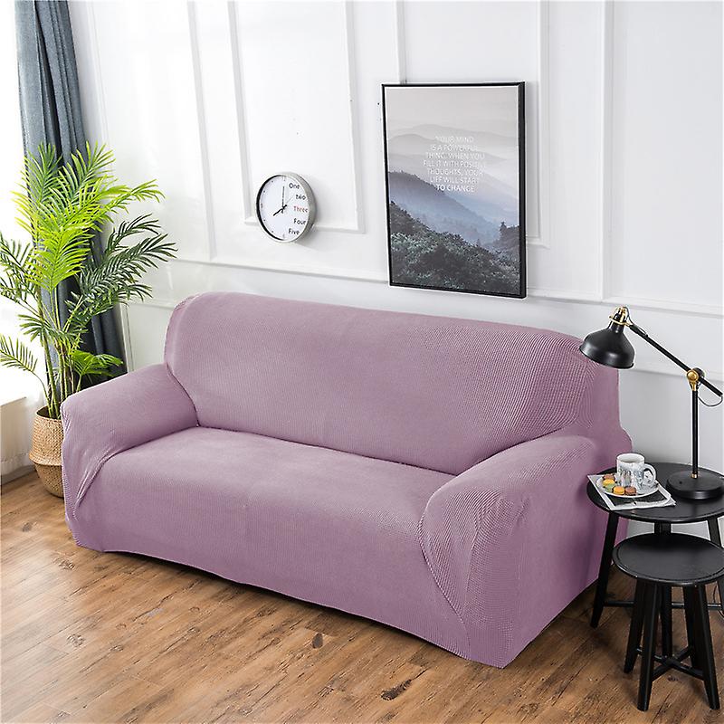 1-4 Person Plush Anti-skid Sofa Cover Elastic All Inclusive Sofa Cover A09