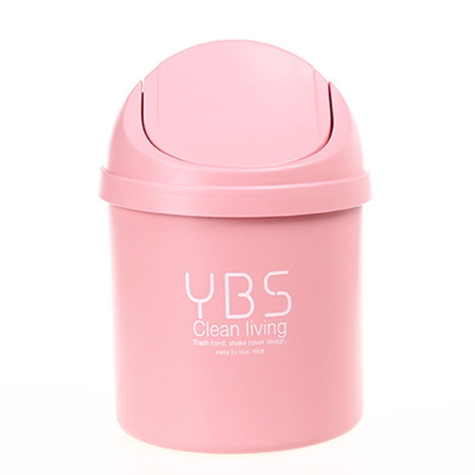 Plastic Trash Can Wastebaskets Lightweight Trash Container