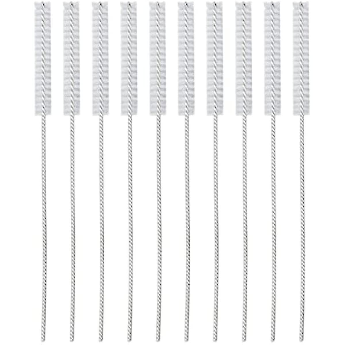 Hearing Aid Cleaning Brush Anggrek 10pcs 25mm Hearing Aid Vent Brush Hair Hearing Aid Tube Cleaning Tool Accessory Earhook Tube Cleaning Brush