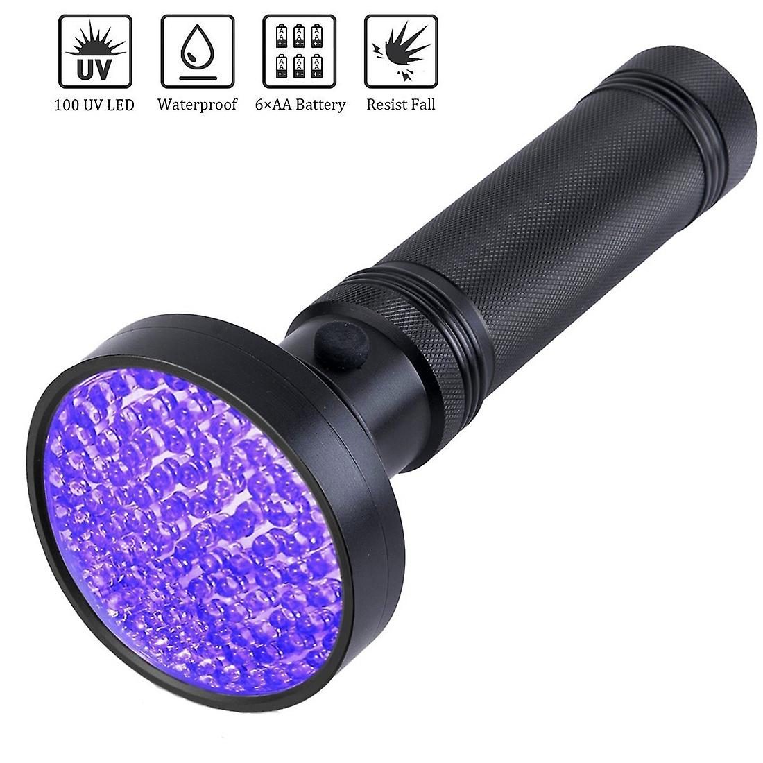 100 LED UV Flashlight orescence Detector