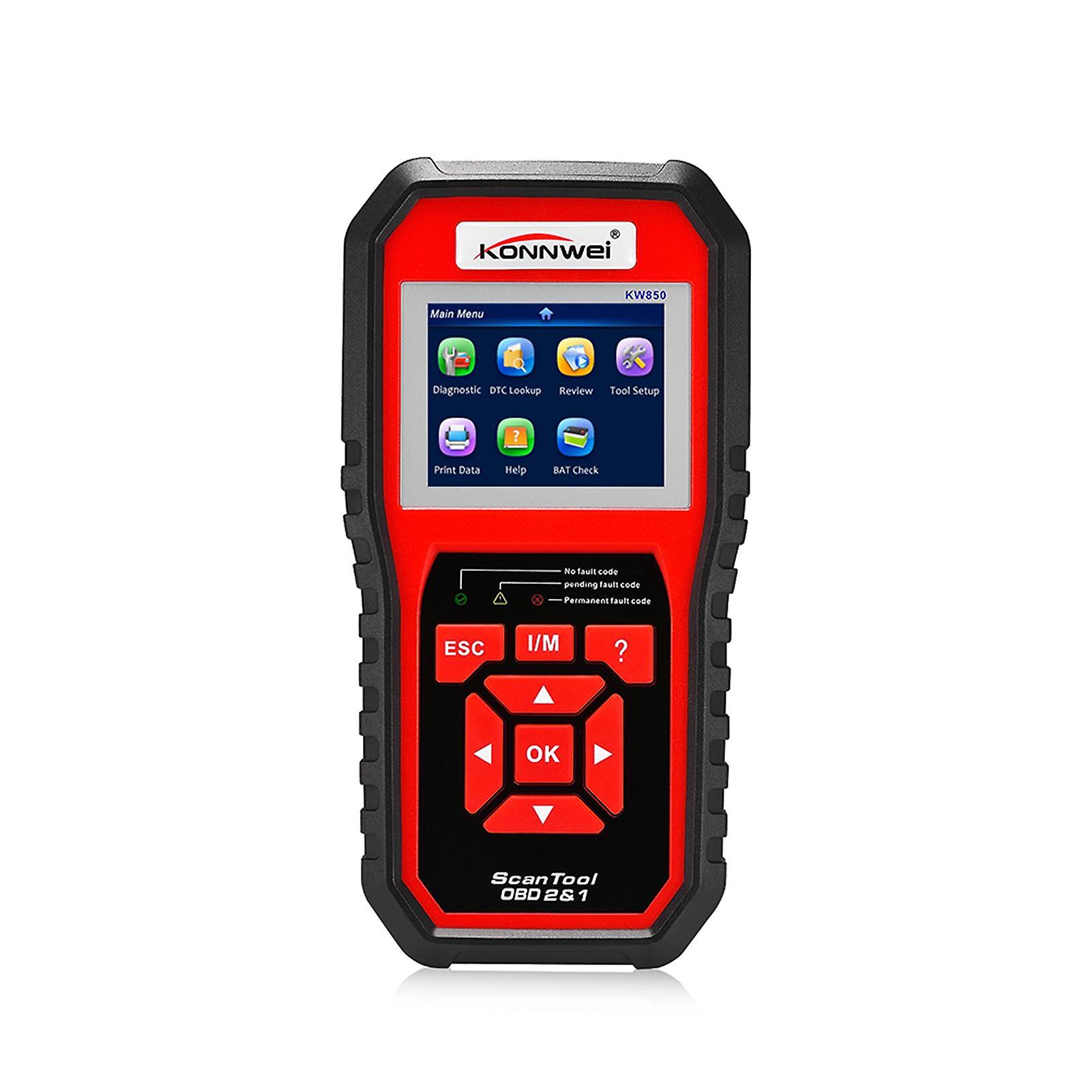 KONNWEI 850 Universal Scanner Code Reader Tool Car Engine Fault Code Scan Camera