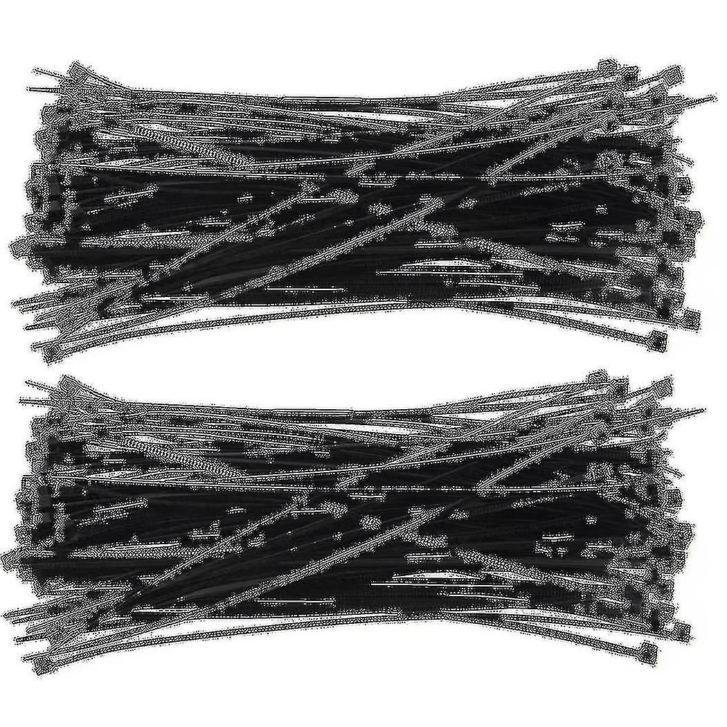 200 Pcs 150 X 1.8mm Electrical Cable Tie Wrap Nylon Fastening Black