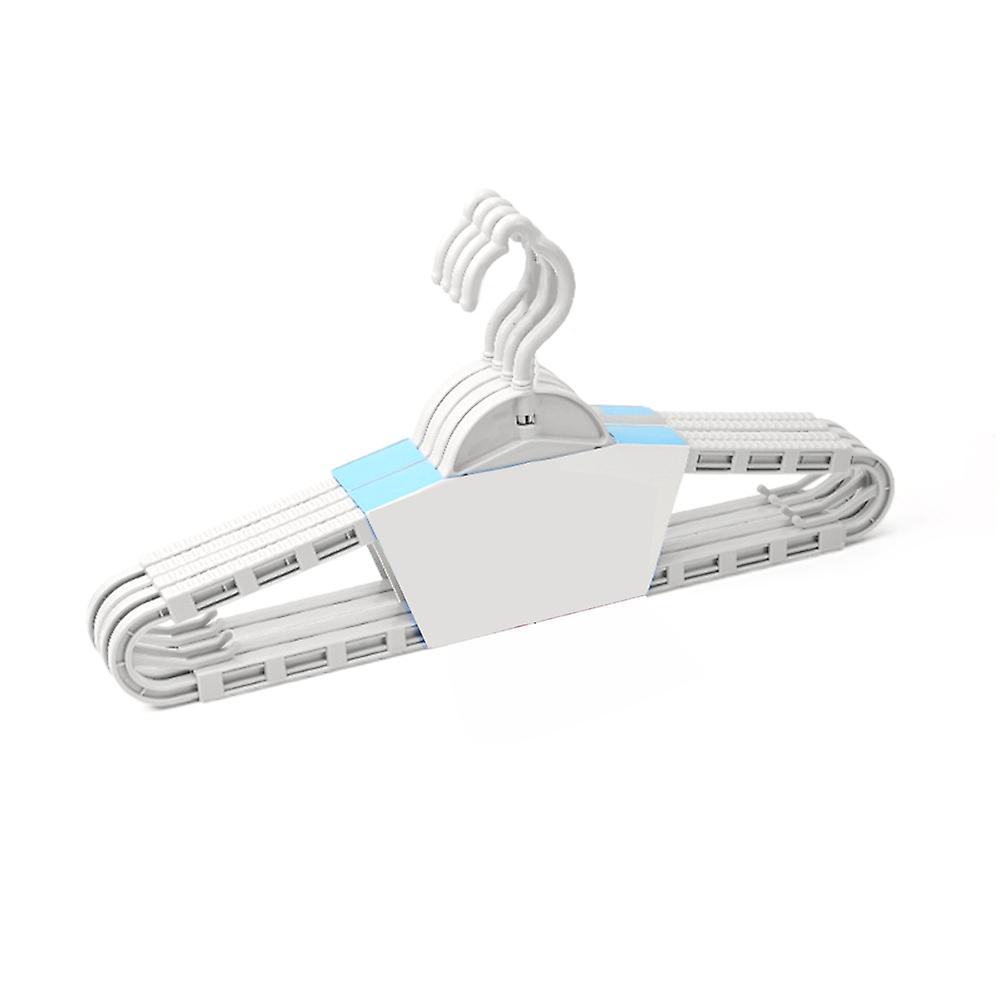 4pcs Multifunctional Telescopic Clothes Hanger Coat Towel Drying Rack Household