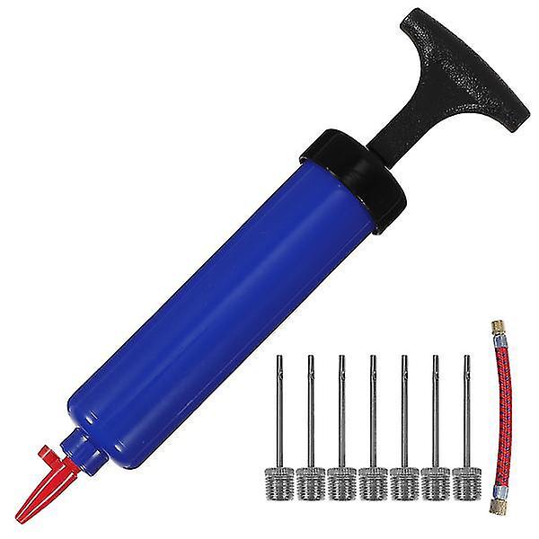 9pcs 8 Inch Air Pump Inflator Pump Needle Inflator Basketball Pump And Needle