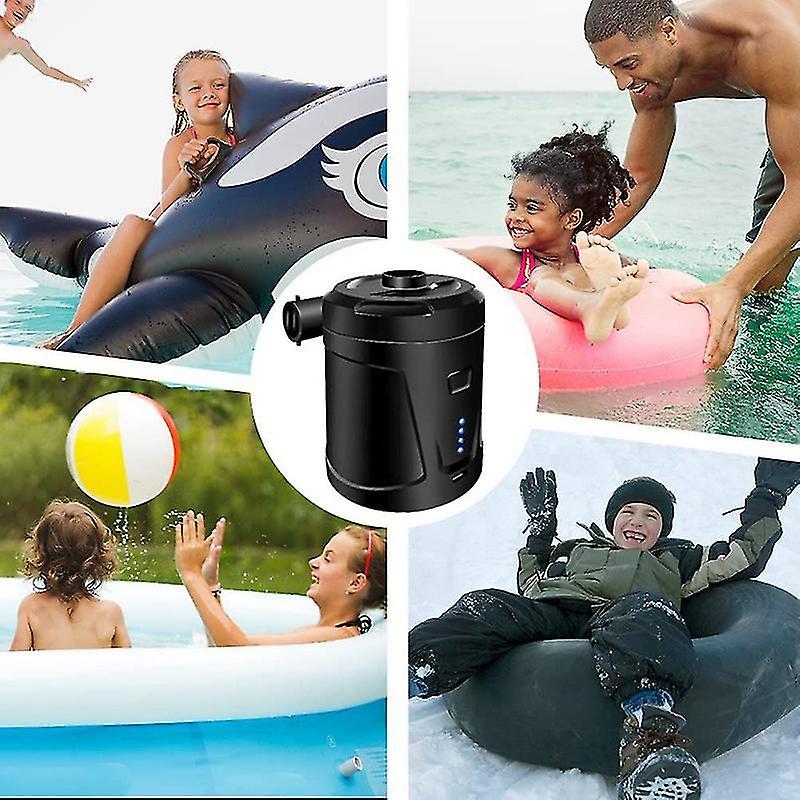 Pompe électrique 5200 MAh – 300 L/min, 3 Buses, Gonflage/dégonflage Rapide