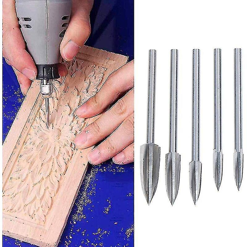 -pcs Wood Carving And Engraving Drill Bit Milling Root Cutter Carving Tools Wood Carving And Engravi