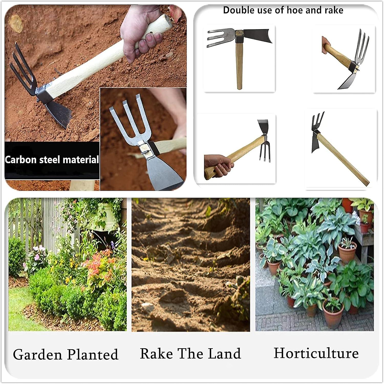 Gardening tool, rake, excavator, suitable for weeding, digging, digging ...