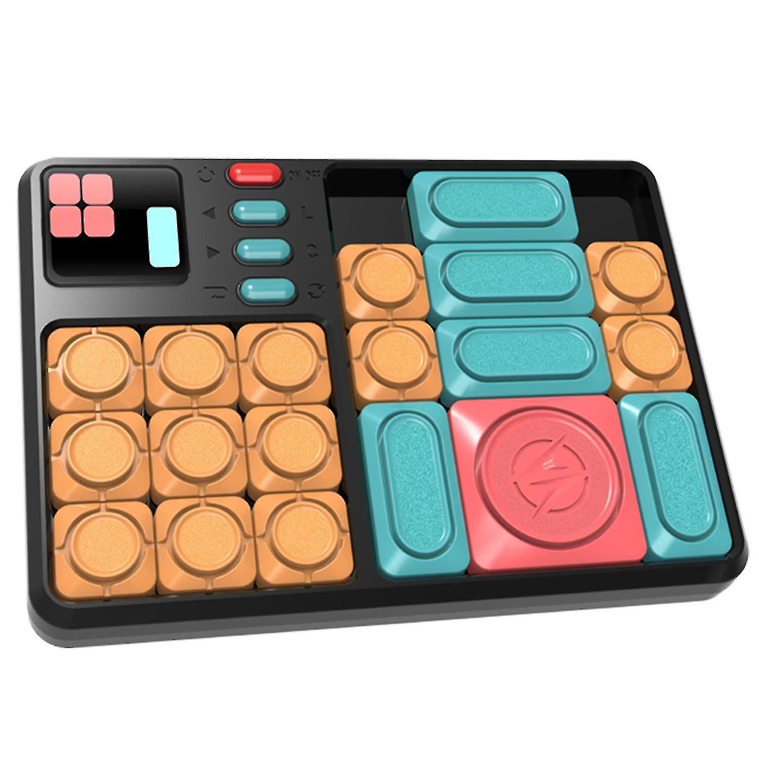 Brain Game, Magnetic Sliding Block Brain Teaser Puzzles With 500+ Levels Electronic Games