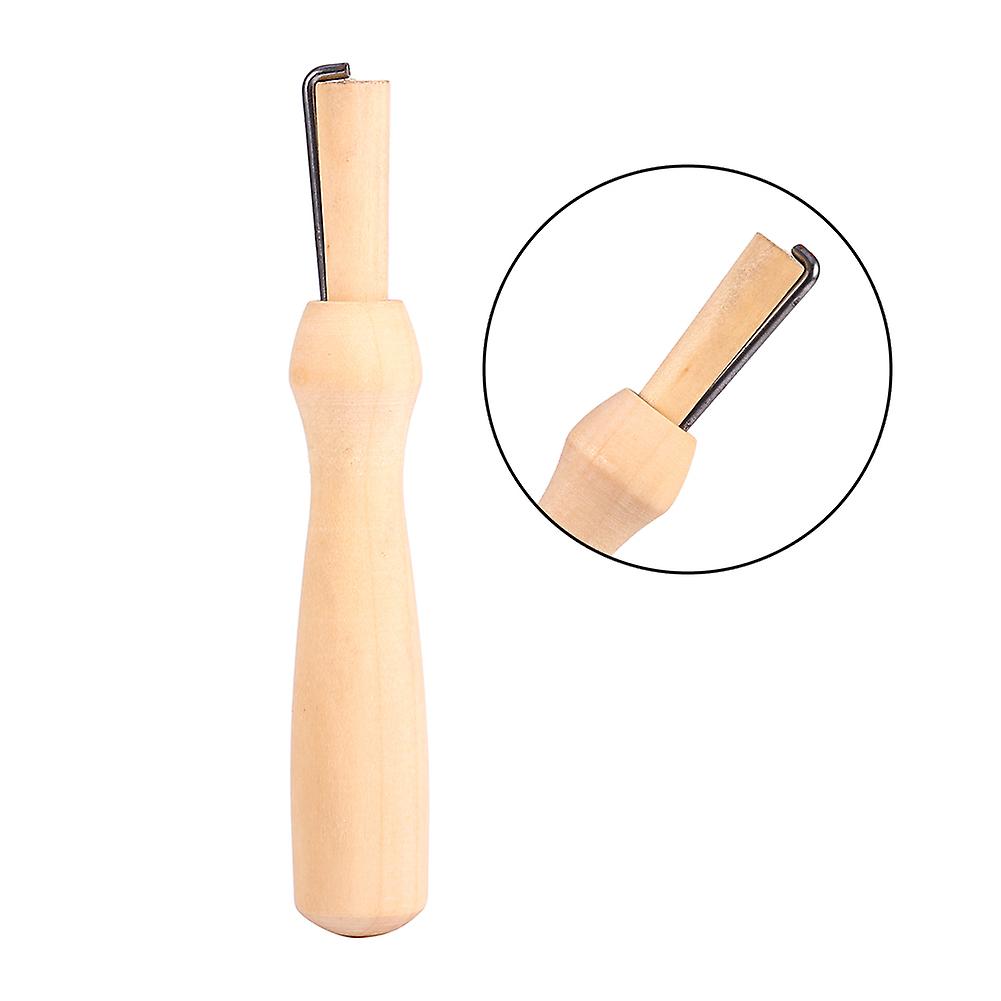 Felting Needle Wooden Handle Holder: DIY Knitting Tool for Craft Making