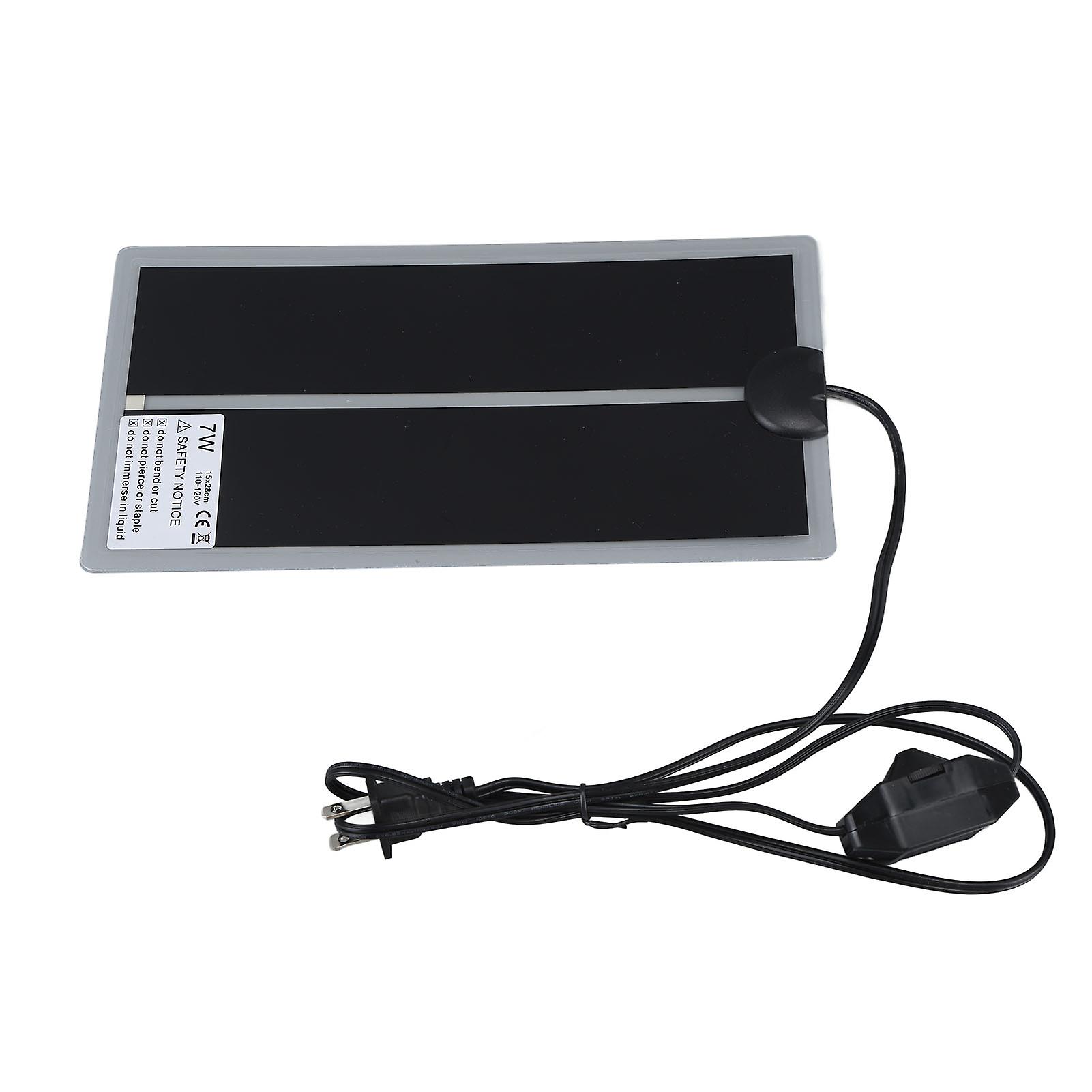 Coussin chauffant pour reptiles 110V étanche à température réglable