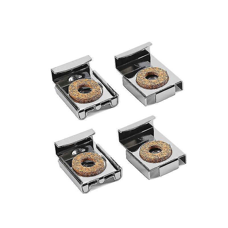 4 Pieces Spring Mirror Clips Mirror Hanger Clips Fixing Mirror Clamp Mirror Brackets With Studs And 