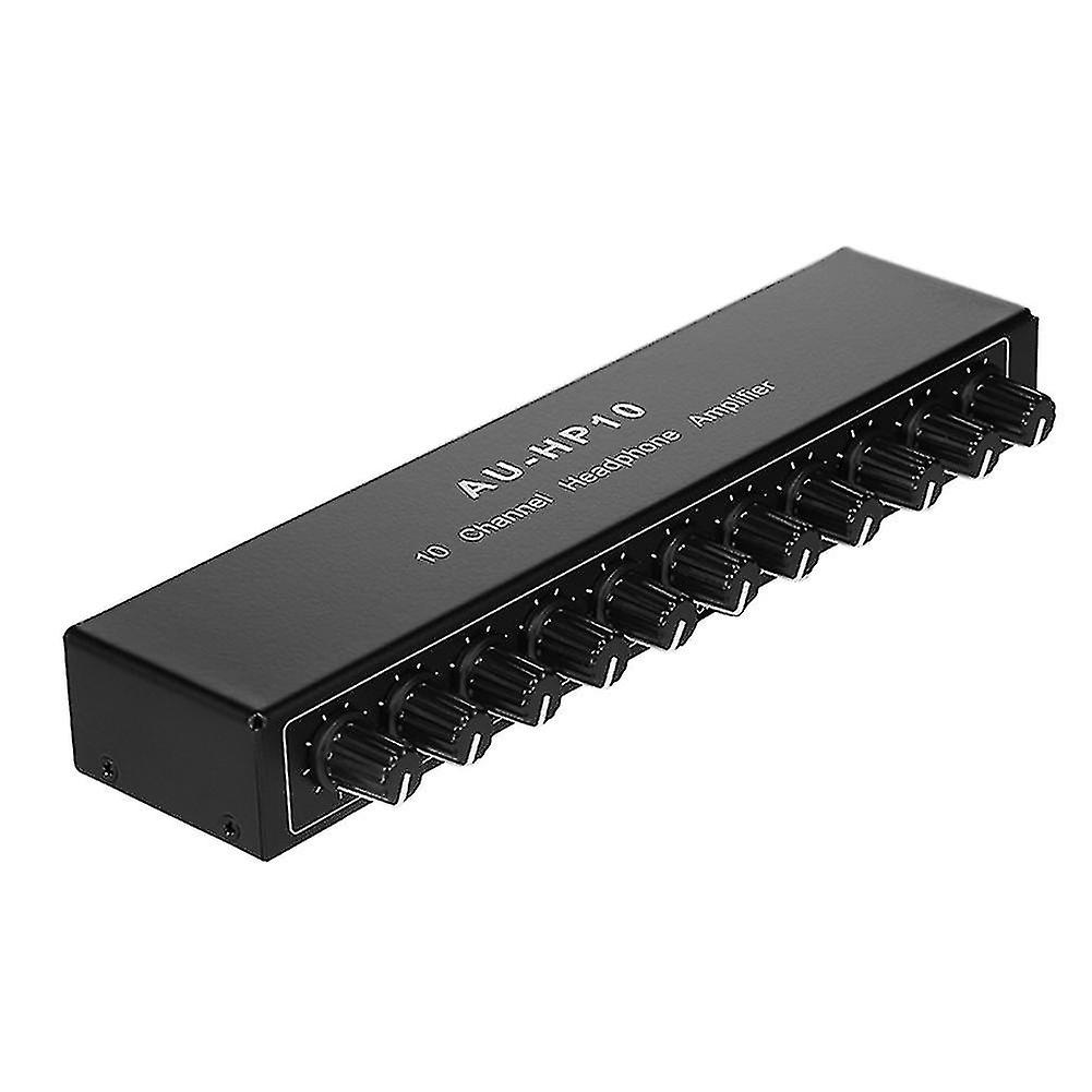 Amplificator stereo pentru căști Control distribuitor audio multicanal Njm4556A Dc12-24V 1 intrare 10 Ou-YUHAO