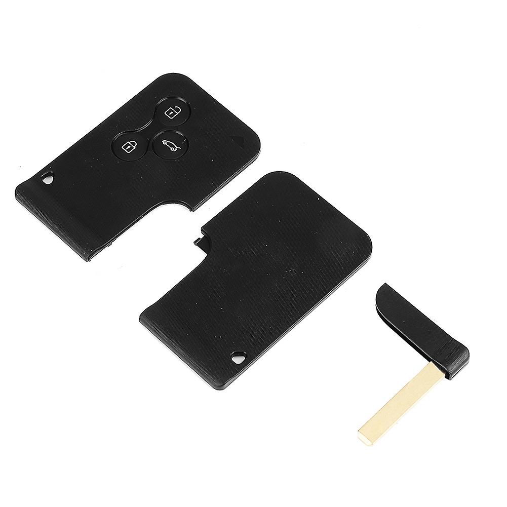 Mini 3 Button Car Remote Control Smart Key Card Plastic Case for Renault Clio Megane 2 3 Koleos