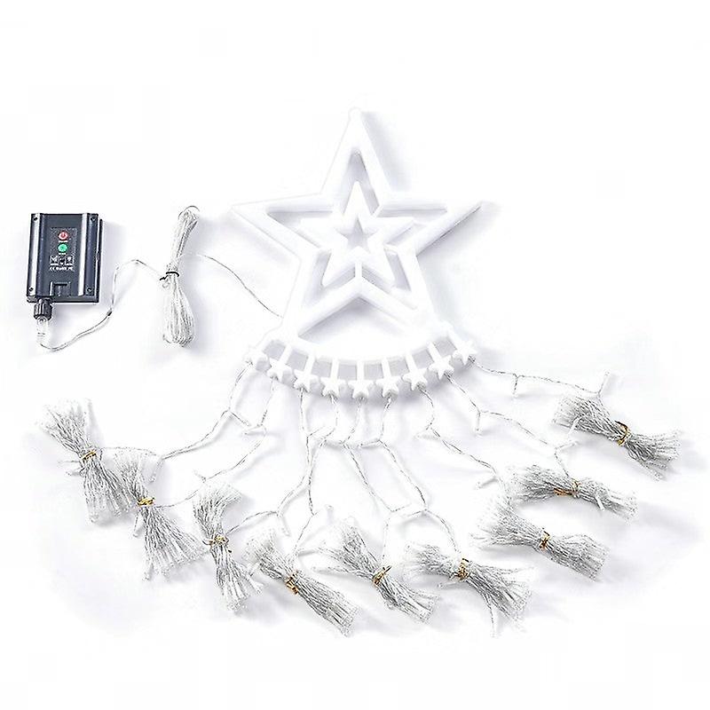 Xmas Lights Christmas Solar Waterfall Lights Mall Park Outdoor Decorative Lamp