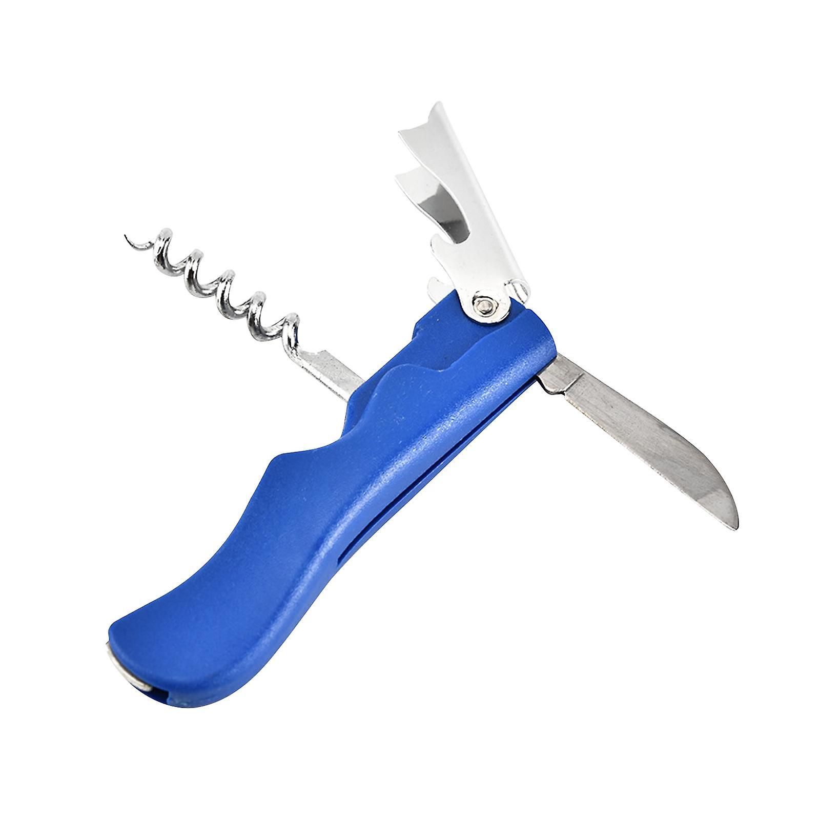 Wine Opener Multi Functional Wine Bottle Opener Waiter Corkscrew Manual Professional with Foil Cutter and Cap Remover for Bar