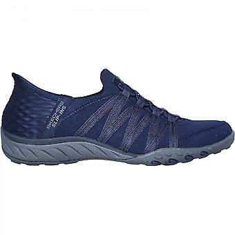 Skechers für Damen Breathe-Easy - Roll-With-Me | Marineblau | Damen Slip Ins Schuhe