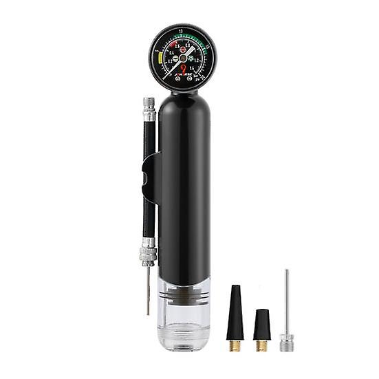 Yousheng Mini Basketball Inflator with Pressure Gauge Premium Dual Action Ball Pump Soccer Football Air Inflator