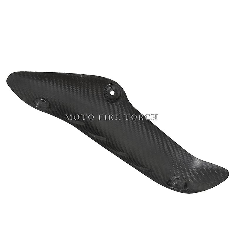 Motorrad Auspuff Flucht Abdeckung Carbon Fiber Anti-Verbrühen Kappe Wärme Schild Schutz proof Shell Für DUCATI Monster 1200 821 2014- 2020