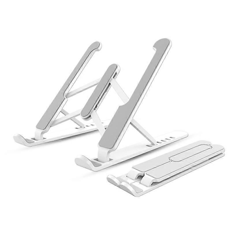 (Argent)Support Ordinateur Portable Pliable de 10 15,6 Pouces, Compatible avec MacBook, Dell, Lenovo, HP, Autres Laptops Tablettes jusqu' 8 kg