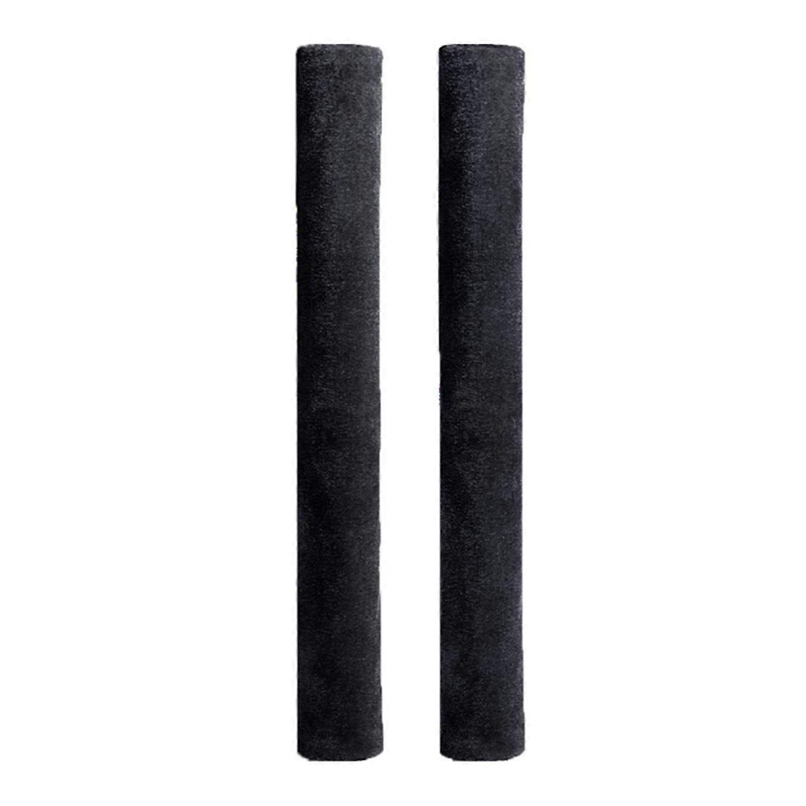 2st Kylskåp Dörr Handtag Täcker Hudvänlig Mjuk Universal Kylskåp Handtag Skydd För Ugn Mikrovågsugn Handtag Svart