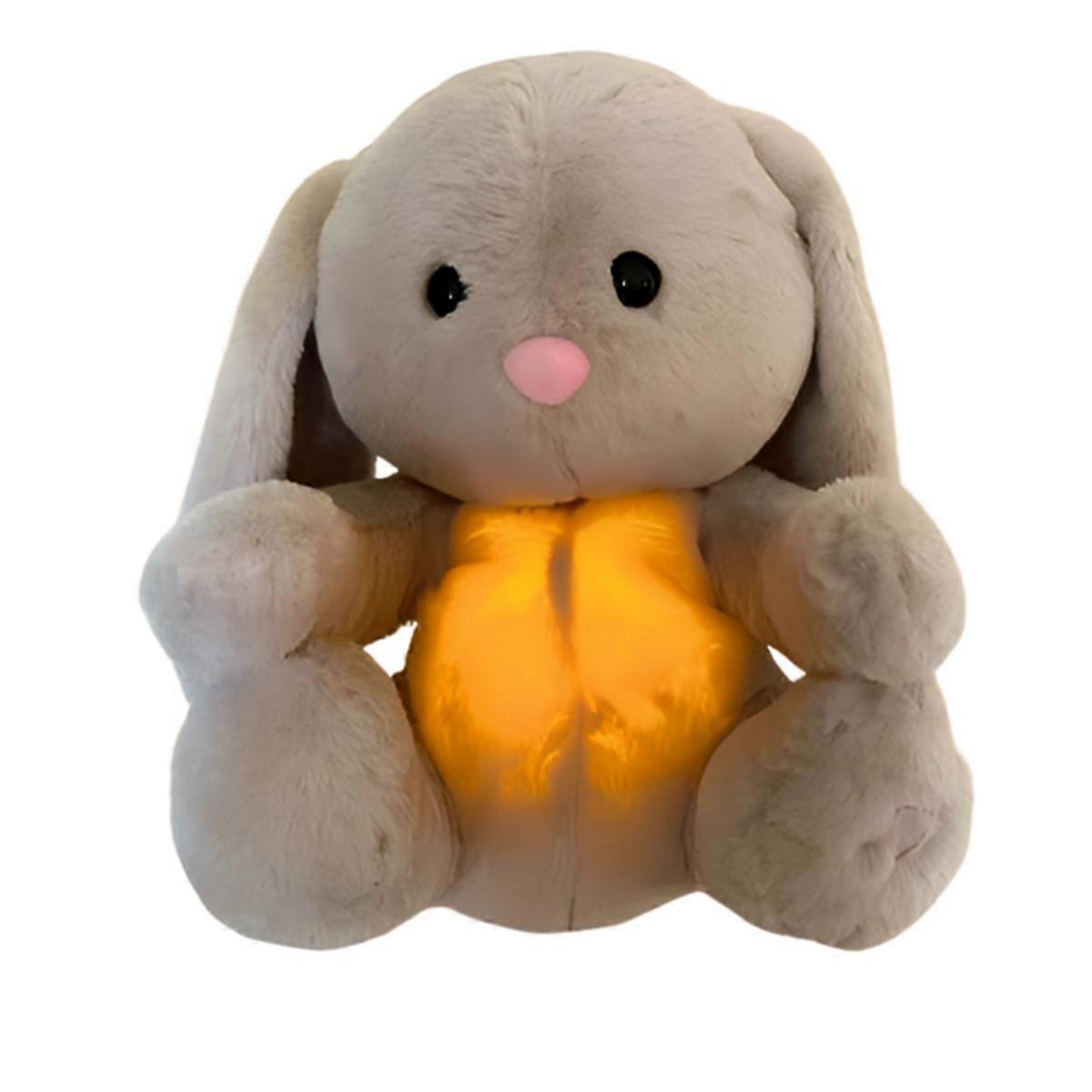 Baby Breathing Bunny Baby Soothing Bunny Plush Doll Toy Baby Kids ...