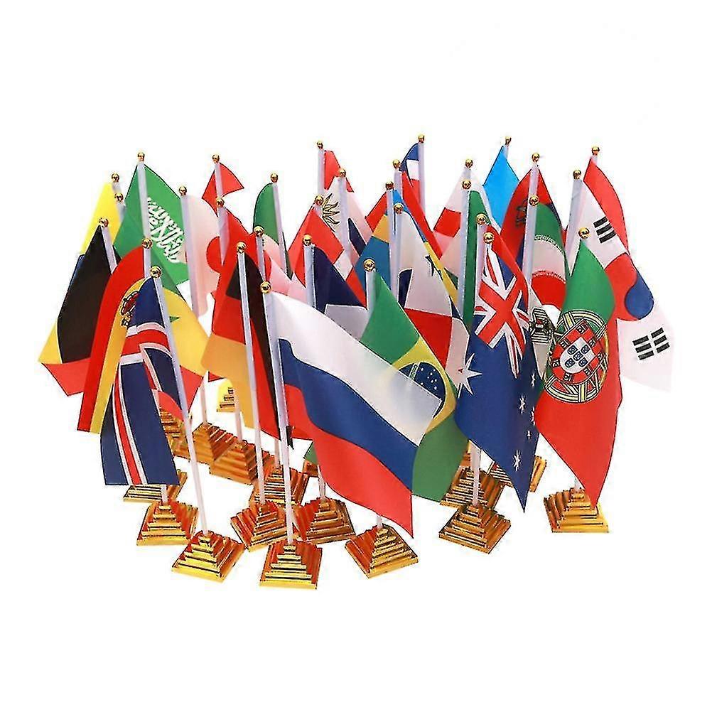 10 Pcs Table Top Decor Flags Flags Flags Flags