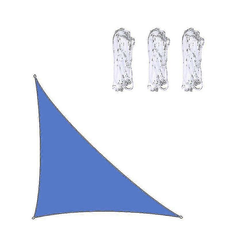 3x3x4.3m/4x4x5.7m/5x5x7.1m Waterproof Sun Shade Sail Triangle For Garden Patio Outdoor Awings Canopy Pool Awning Camping
