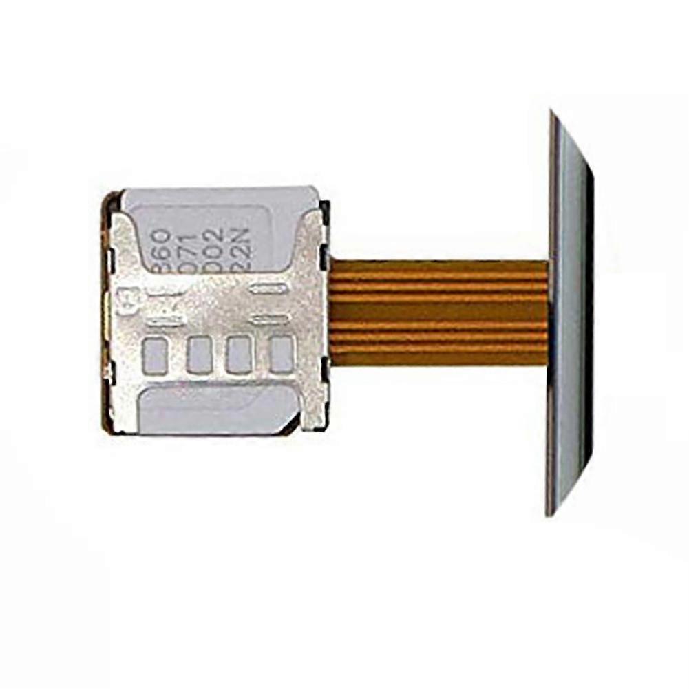 Dobbel SIM-kortadapter 2 i 1 SIM-kortforlengelsesadapter for Android Smartphone Nano til Micro