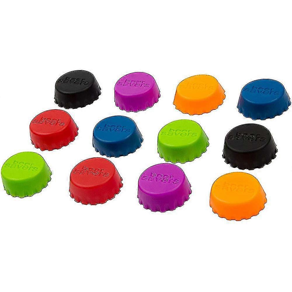 24pcs Beer Drink Silicone Rubber Bottle Caps